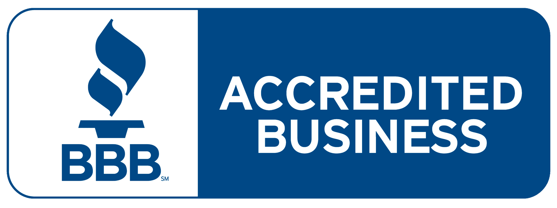 BBB Accredited Business blue-and-white badge logo