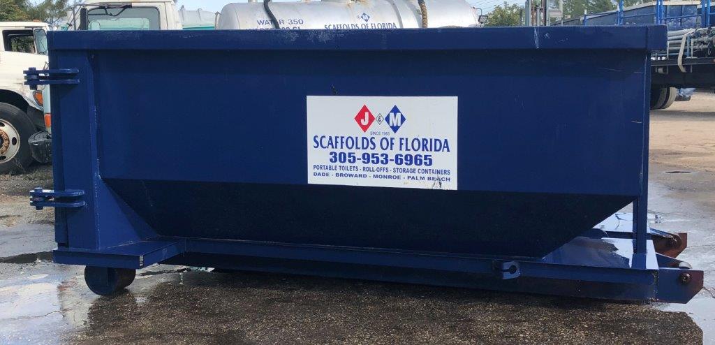Scaffolds Of Florida Roll-Off Container — Miami, FL — J & M Scaffolds of Florida