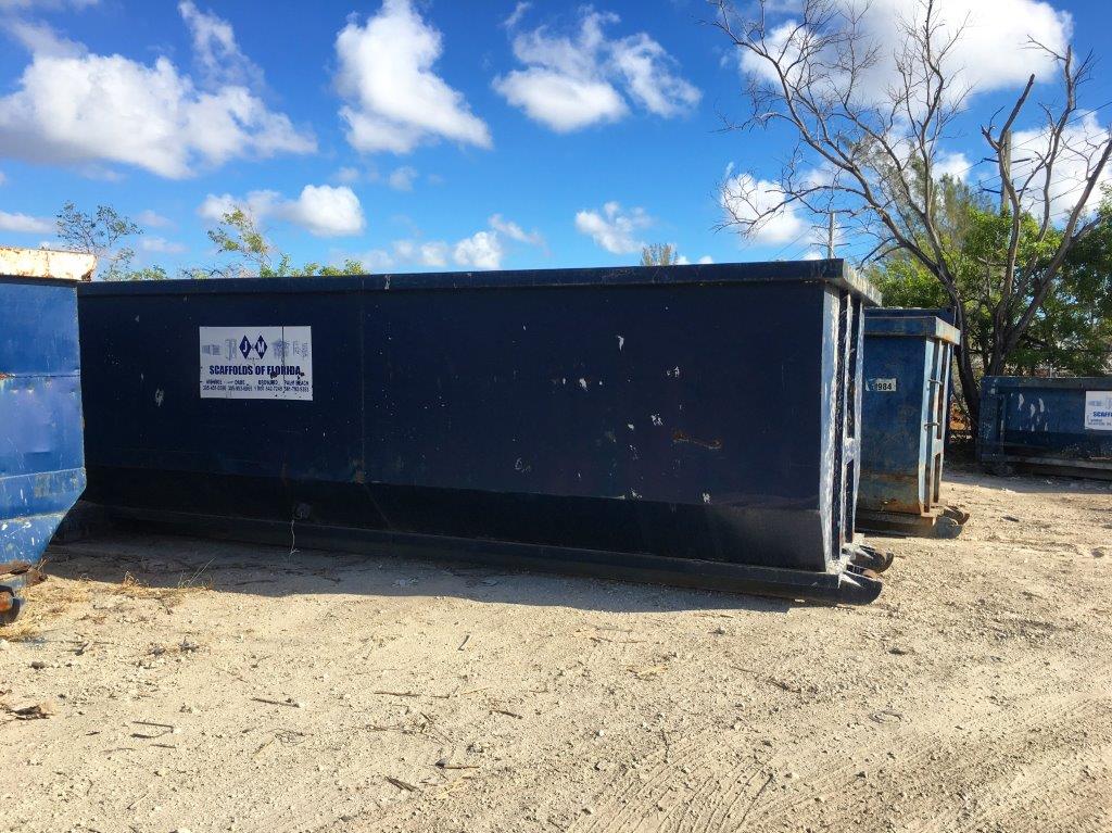Large Roll-Off Containers — Miami, FL — J & M Scaffolds of Florida
