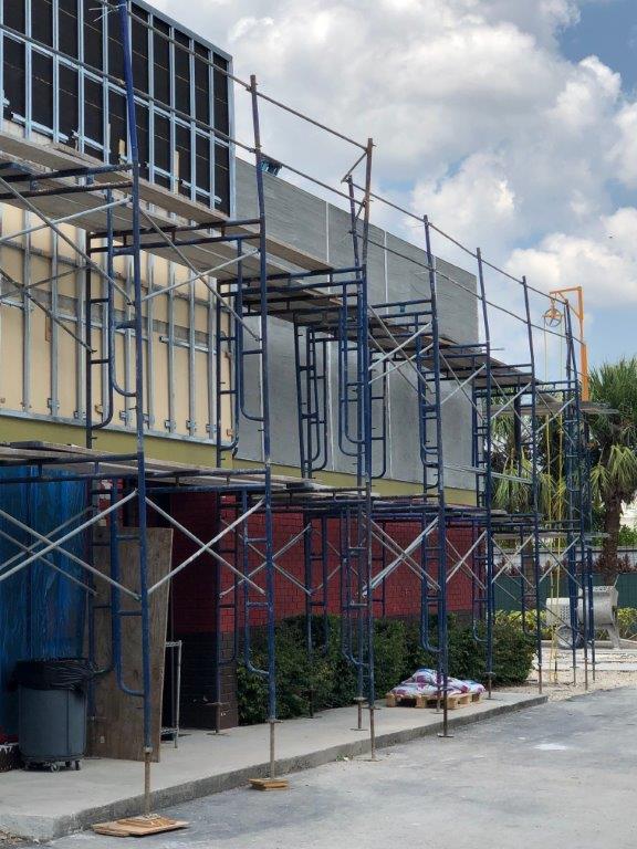 Scaffolding At Construction Site — Miami, FL — J & M Scaffolds of Florida