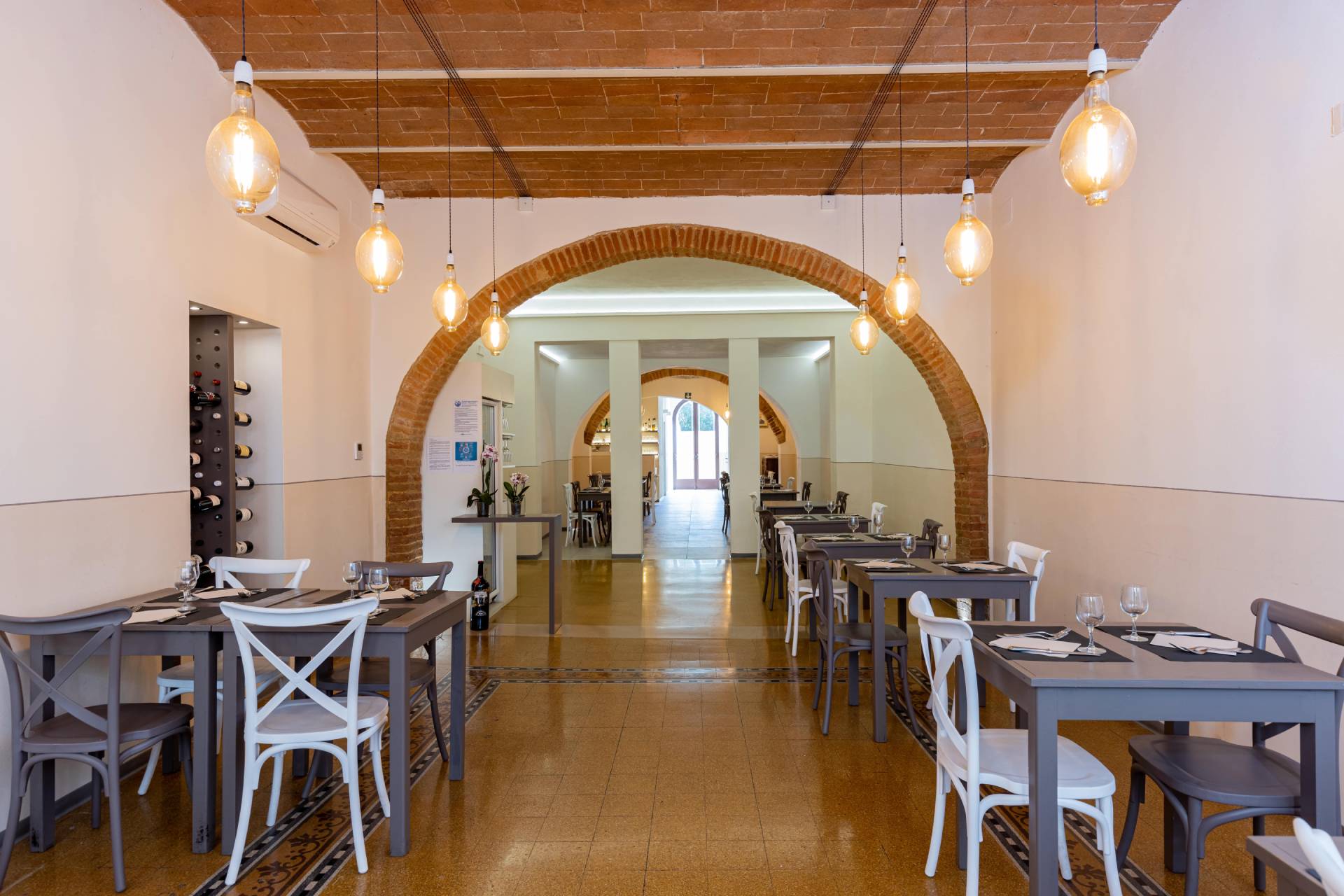 Tuscan restaurant interior