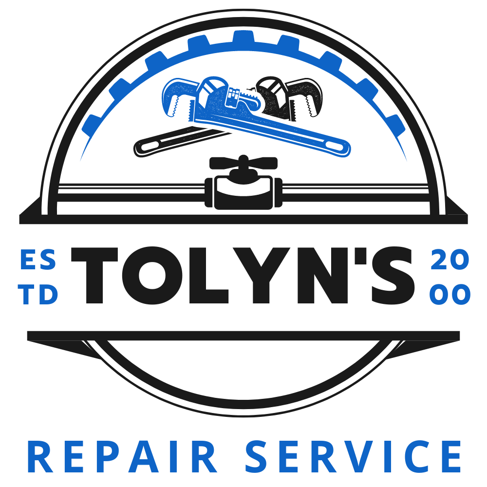 Tolyn's Repair Service, plumber logo