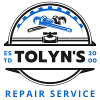 Tolyn's Repair Service, plumber logo