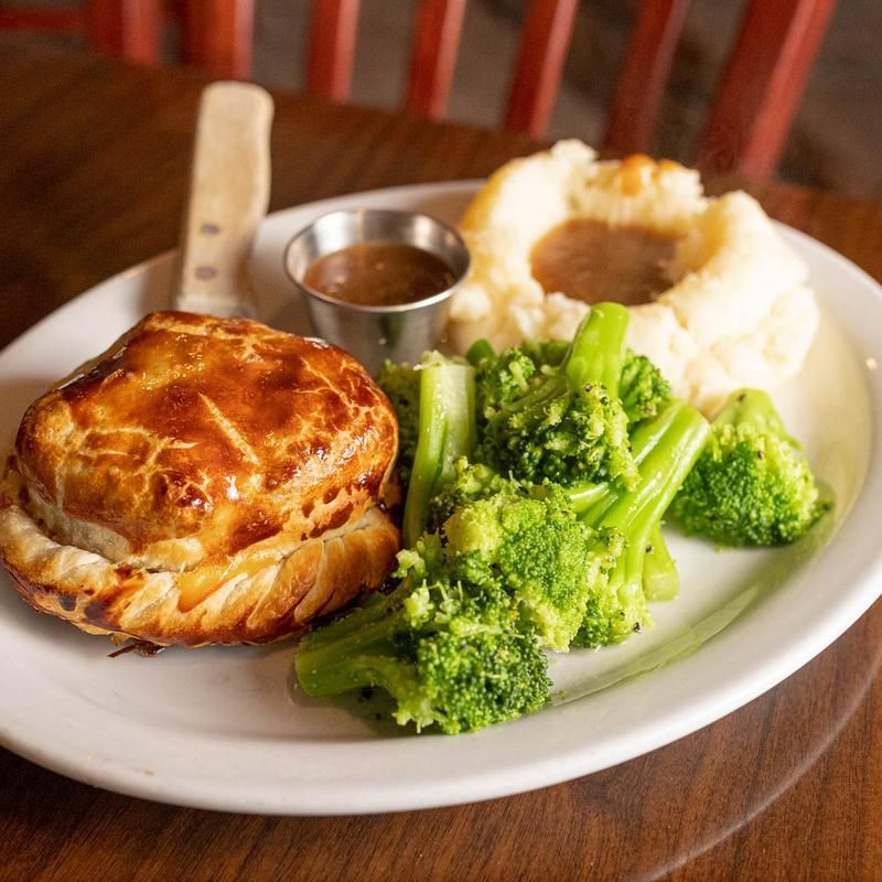 Burn's signature Beef Wellington dish served weekly