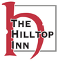 Homepage A red and white logo for the hilltop inn