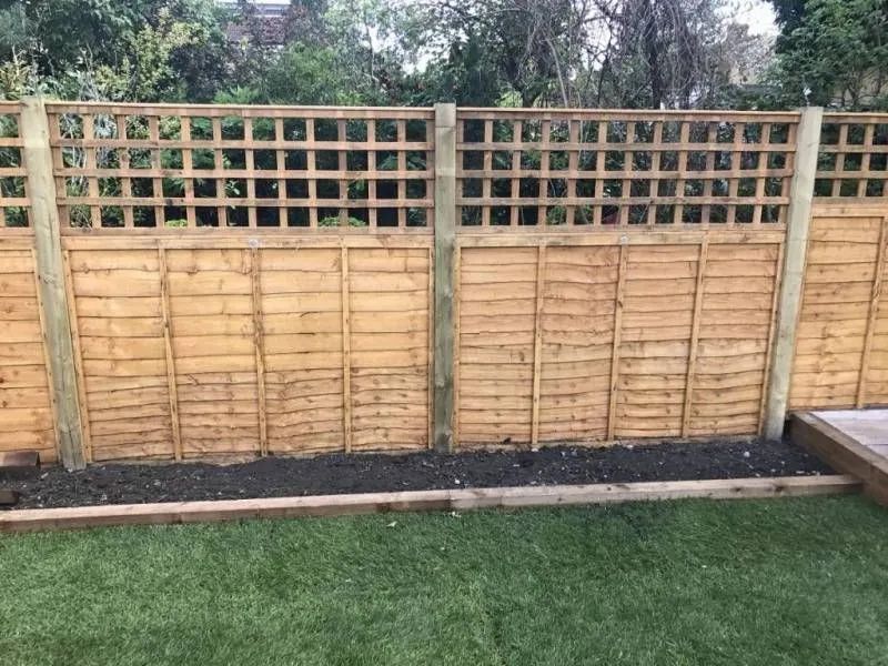 New Trellis Fence Installation - Bottesford, Scunthorpe