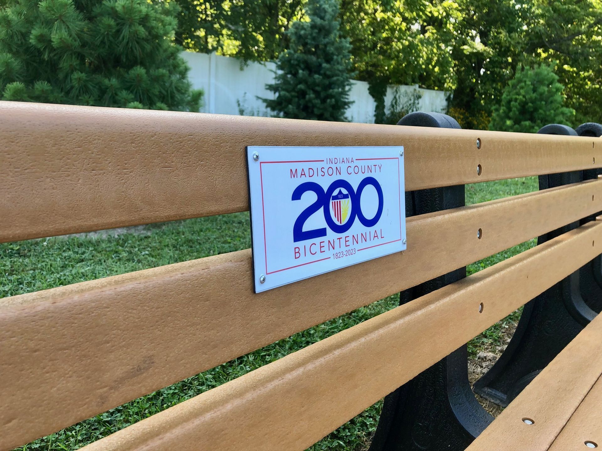 Madison County Bicentennial Benches Photo