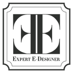 Black and white logo featuring stylized 