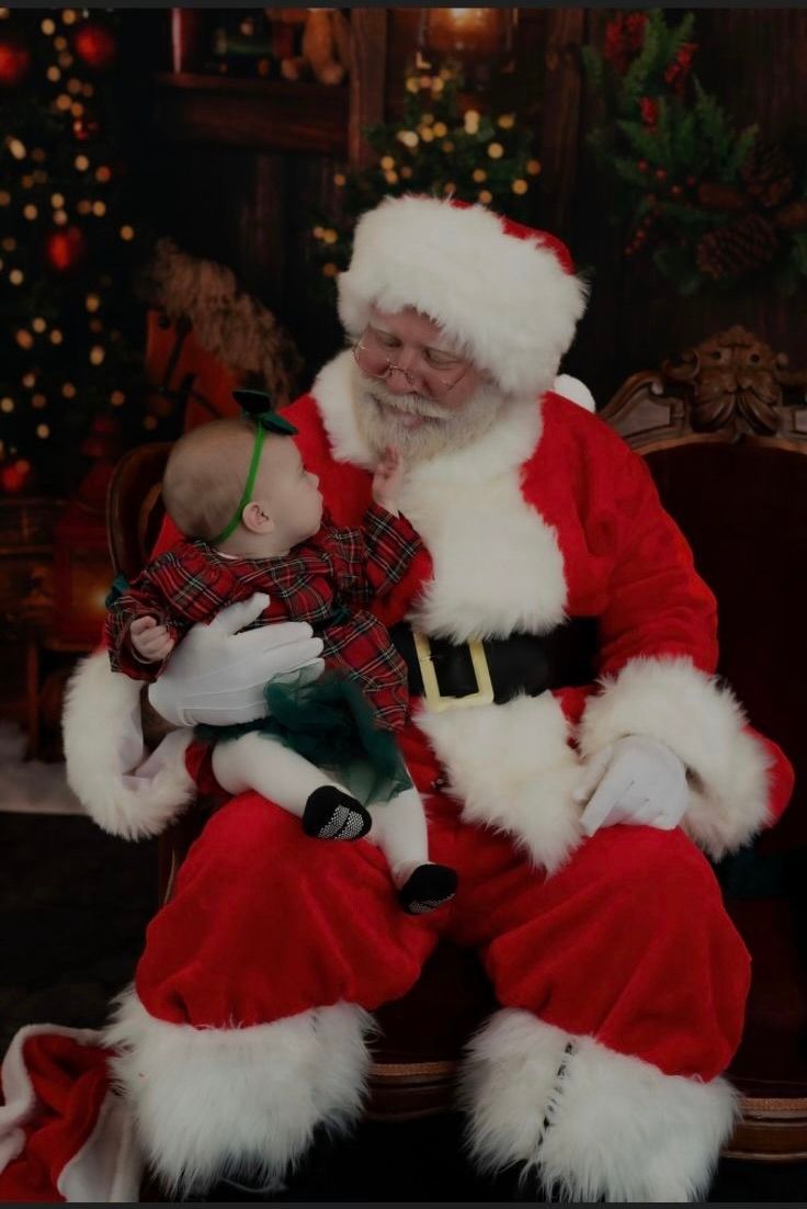 Real Santa Clause holiday character