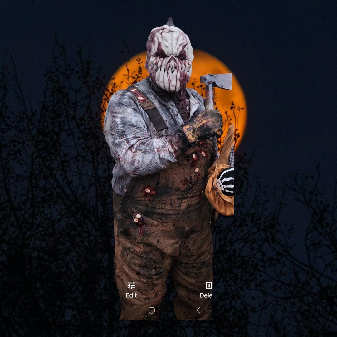Pumpkin Man halloween character