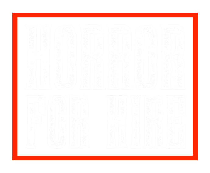 logo for horror for hire