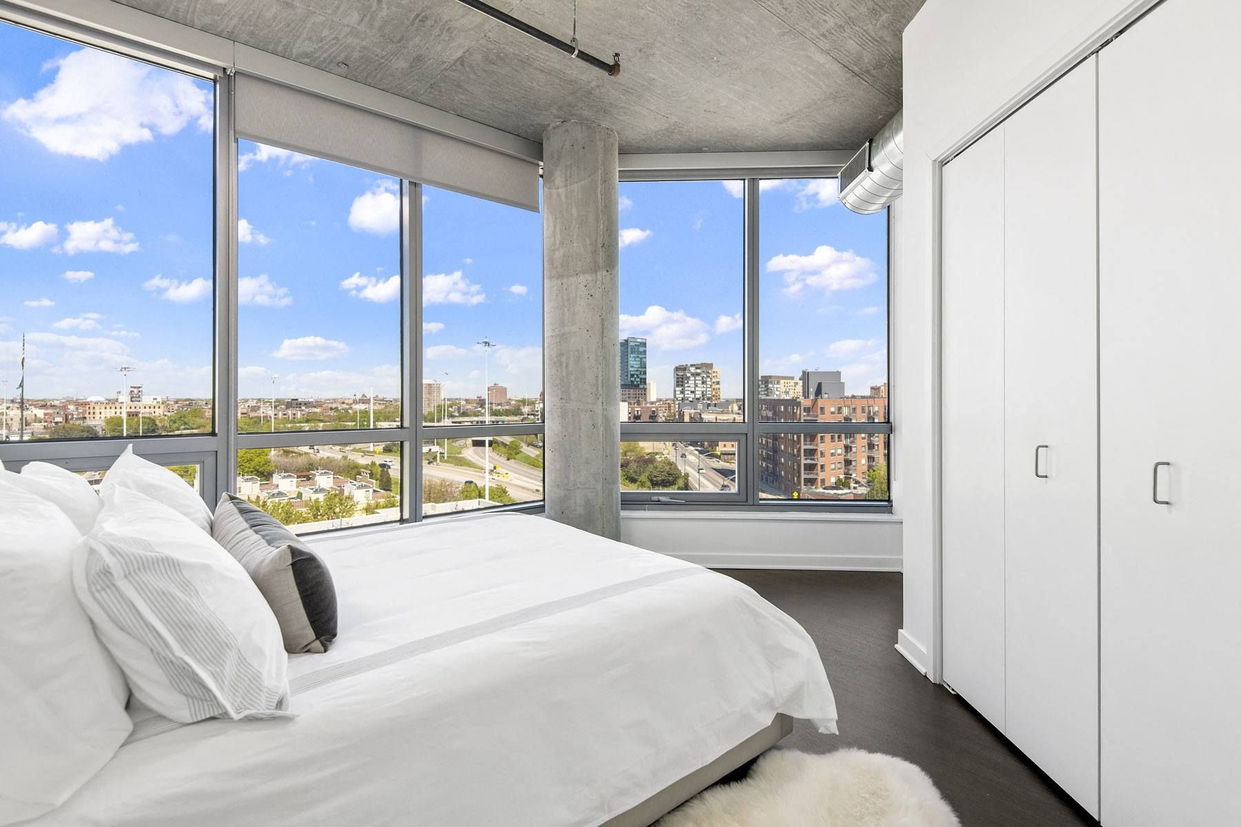 Huge Windows in Bedroom