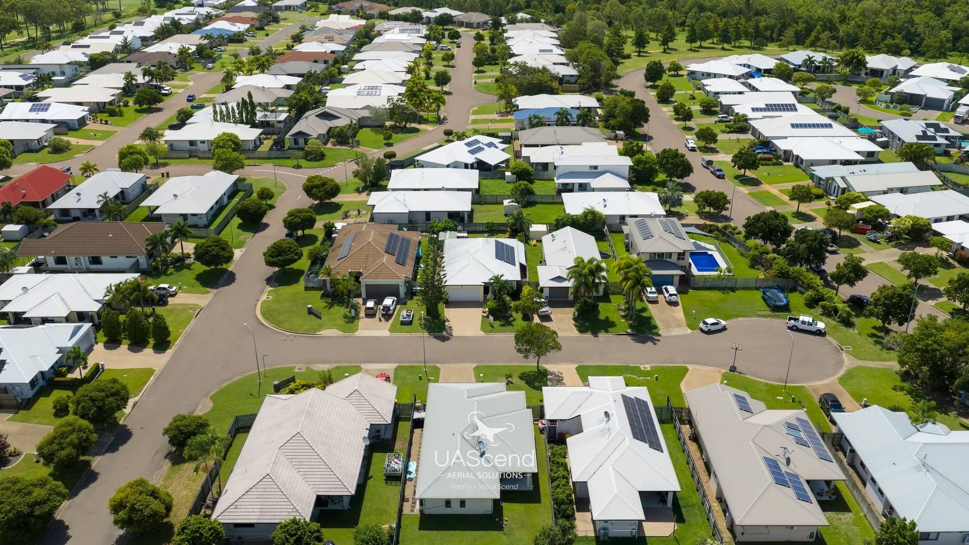 Aerial View of a Suburban Neighborhood — UAScend Aerial Solutions in Townsville, QLD