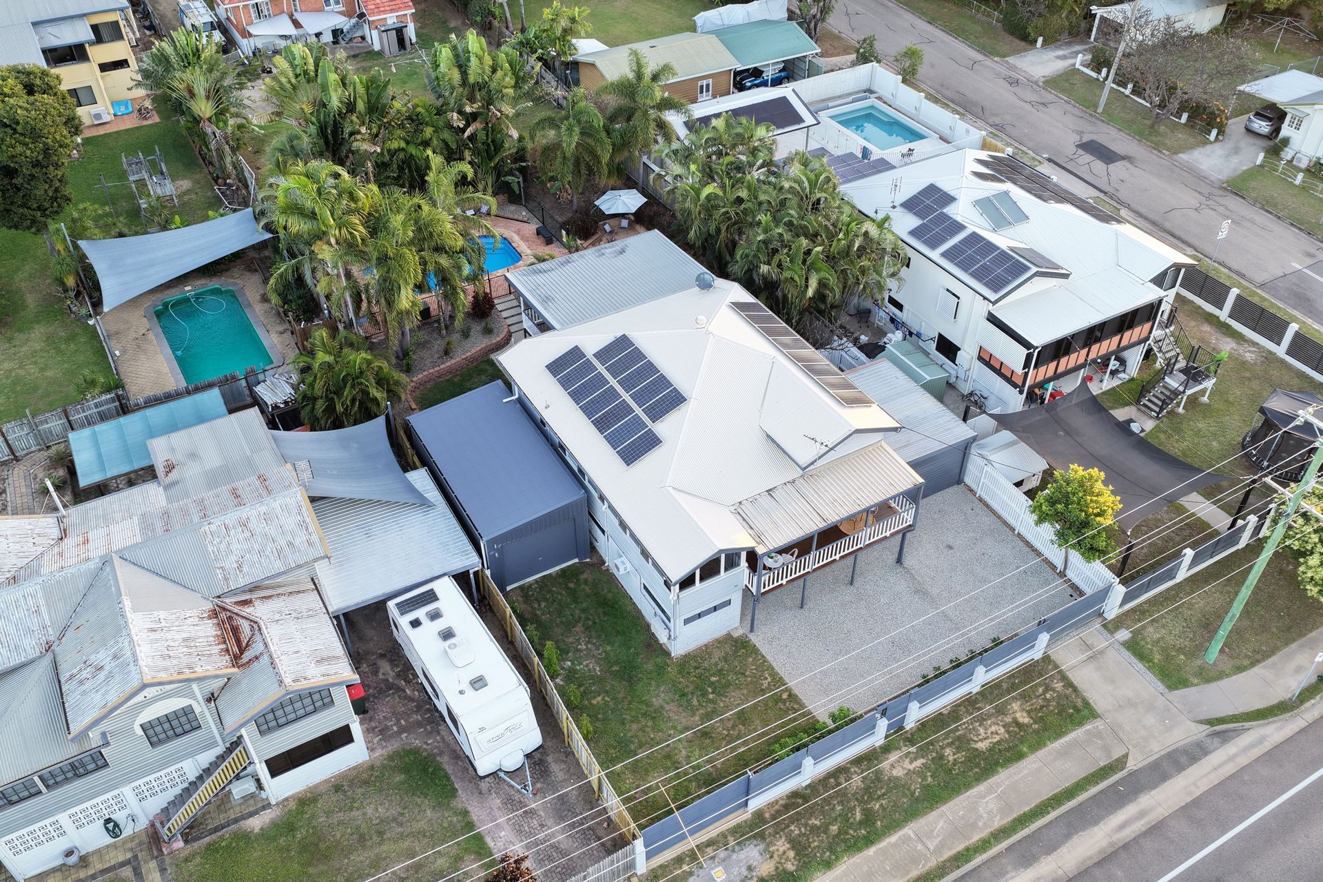 Aerial View of a Suburban Neighborhood With Houses — UAScend Aerial Solutions in Townsville, QLD