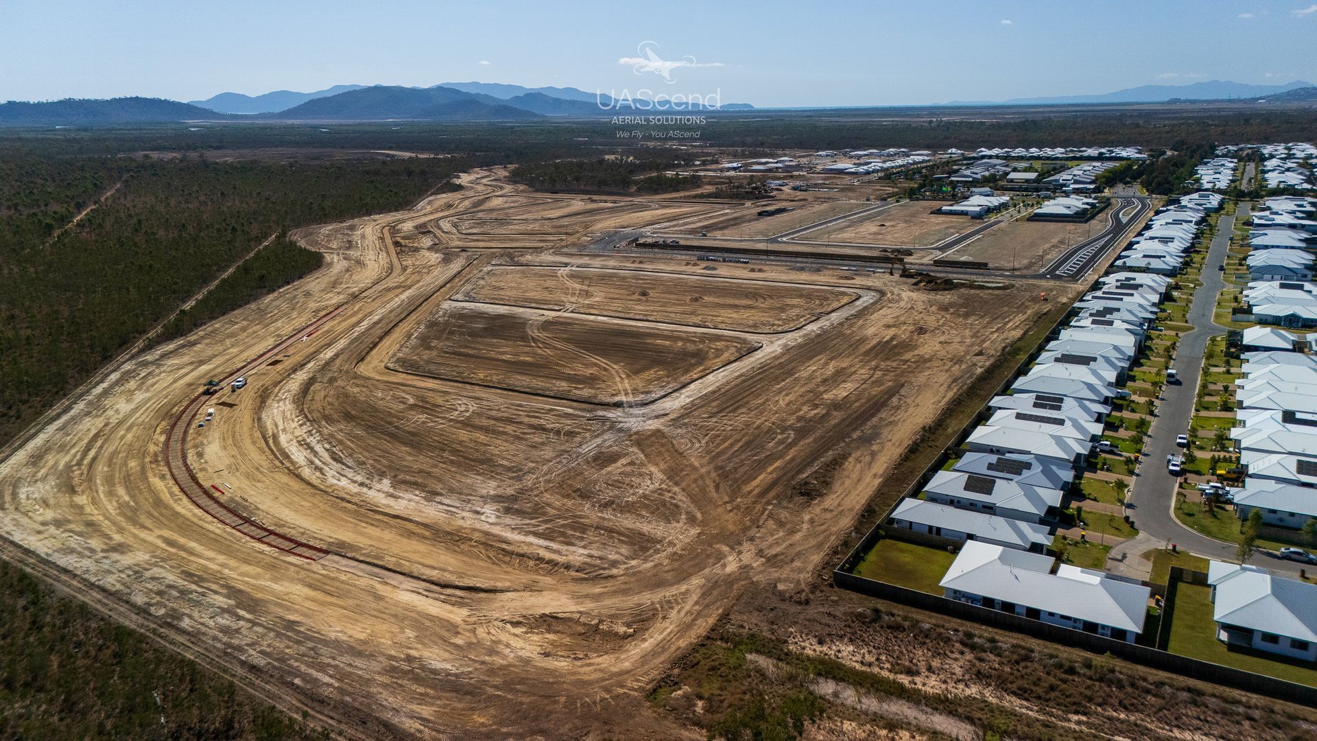 Aerial View of a Large Construction Site — UAScend Aerial Solutions in Townsville, QLD