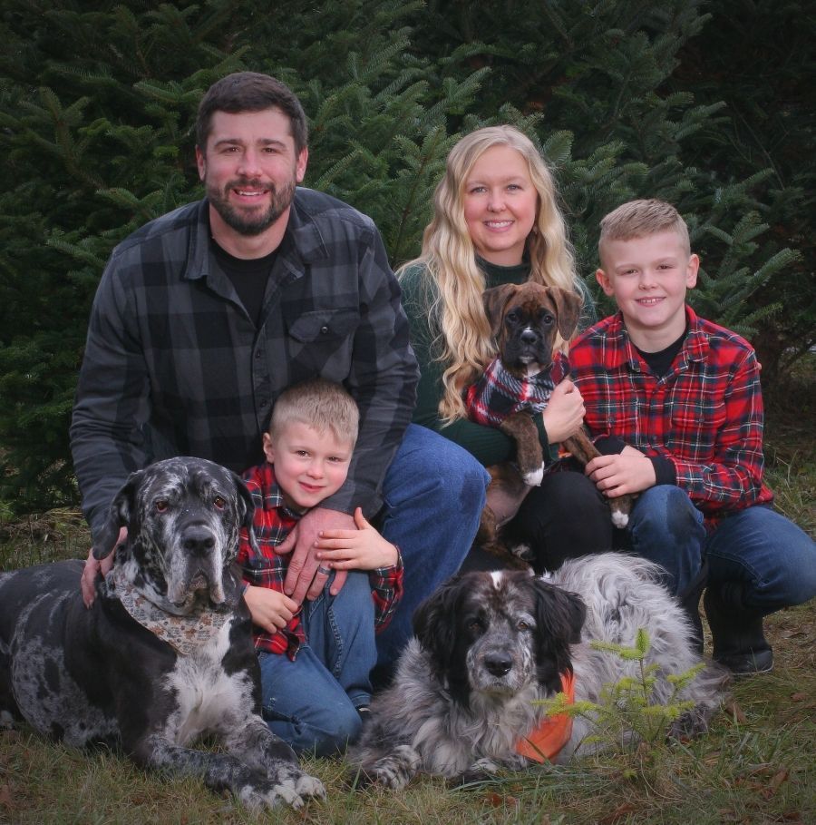 Jeff and Gillian Scarpino from Off the Beaten Trail with their two kids
