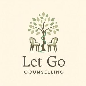 Logo: tree with leaves, two chairs, and the words