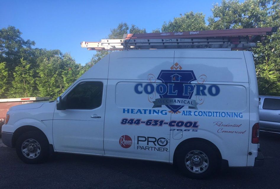 White van with