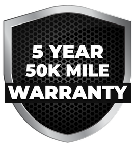 5 Year 50K Mile Warranty Logo | Locals Automotive Repair