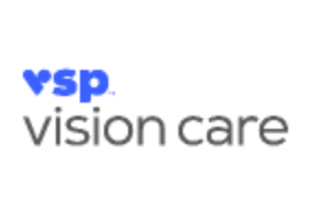 VSP Vision Care logo in blue and gray text