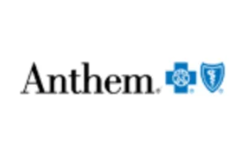 Anthem logo with blue medical cross and shield icons on a white background