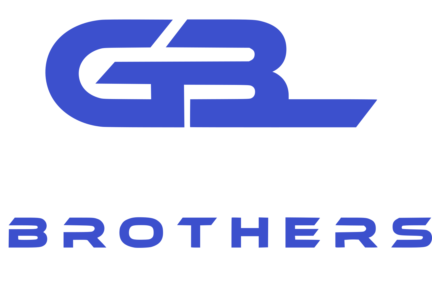 Blue “GB” logo above the word “BROTHERS” on a white background