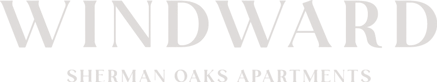 Windward Sherman Oaks Apartments logo in light gray text on white background
