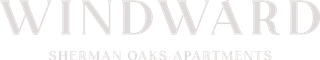 Windward Sherman Oaks Apartments logo in light gray text on white background