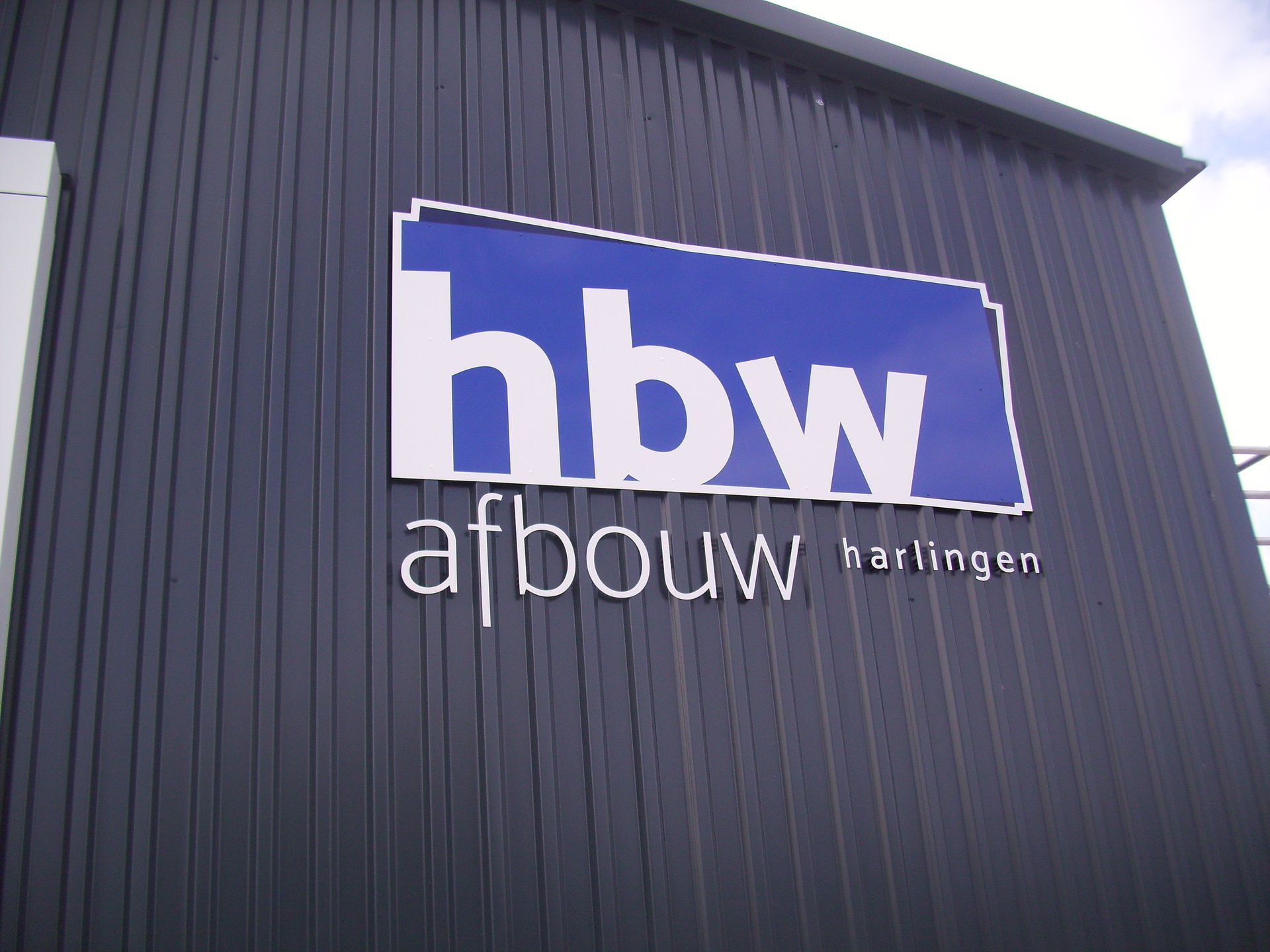 Buitenreclame - HBW Afbouw Harlingen