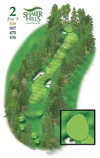 A picture of a golf course called shaker hills