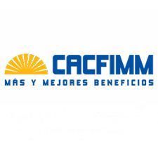 El logotipo de cacfimm tiene un sol en el medio.