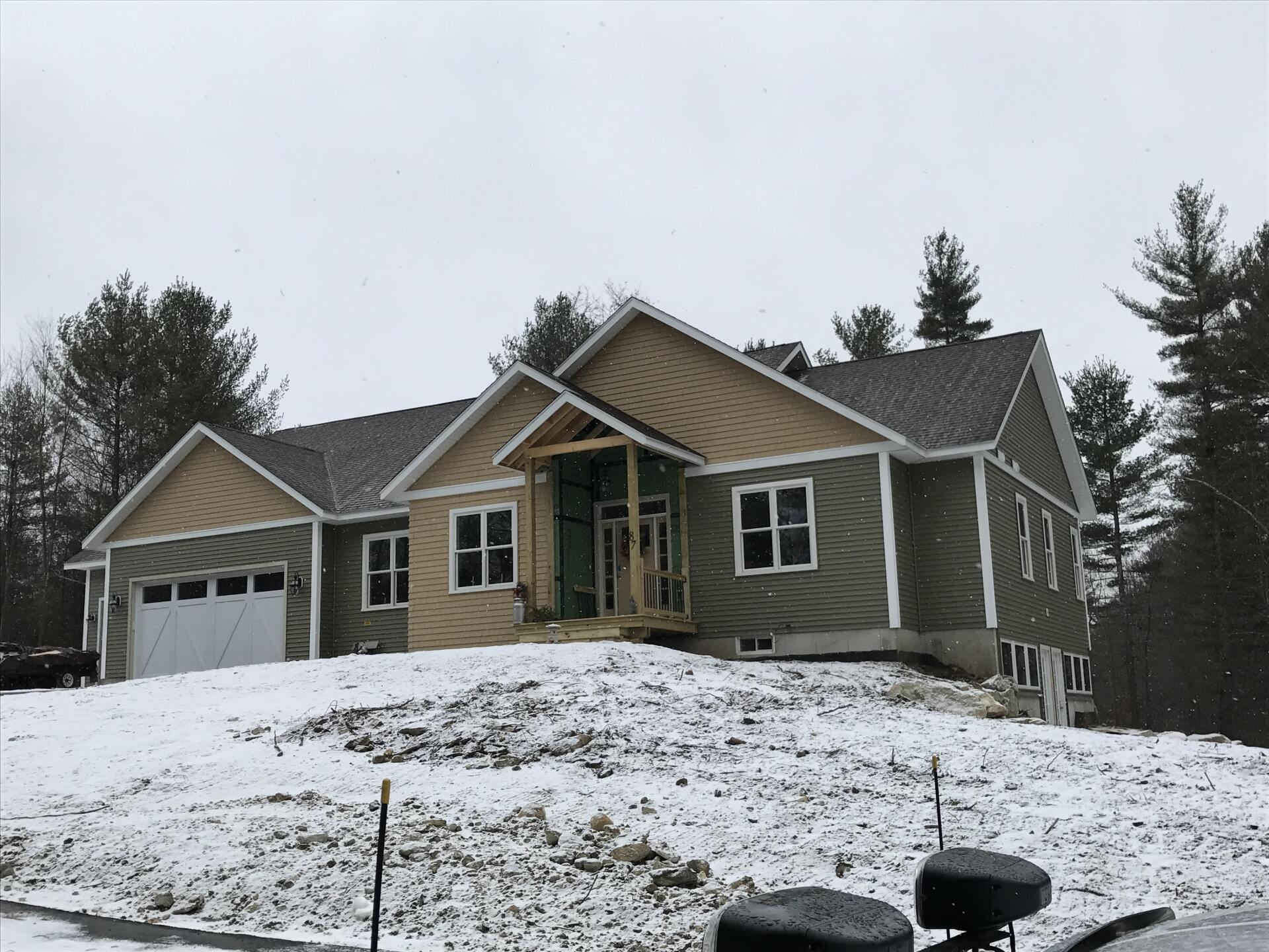 Custom home built by CBR in Western Massachusetts