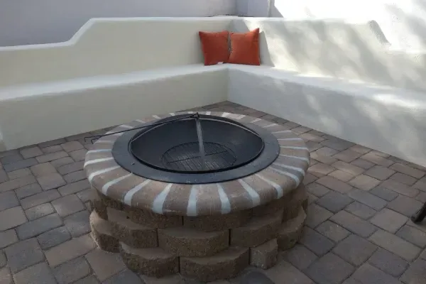 custom backyard fire pit black canyon city az