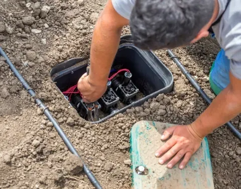drip line installation planting beds black canyon city az