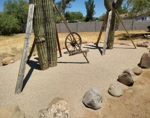 entryway accent boulders black canyon city az