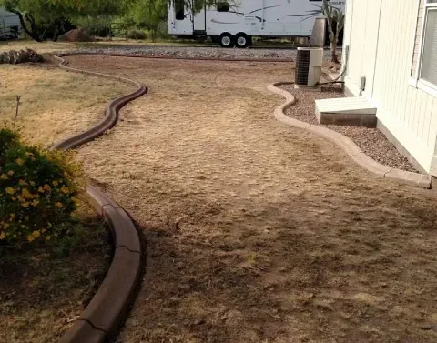 flower bed edging black canyon city az