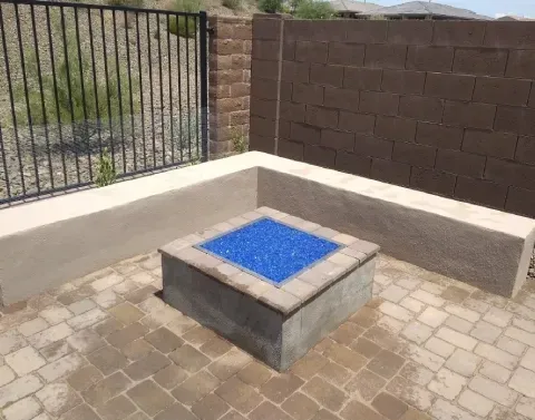 gas fire pit installation black canyon city az