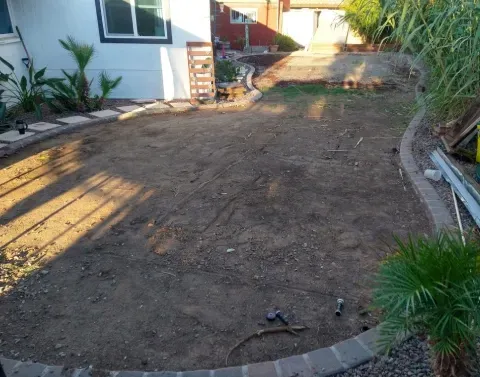 travertine border installation black canyon city az