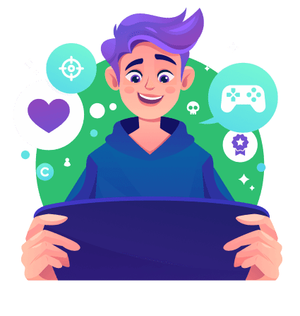 Boy Playing Games