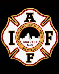 A logo for the bartlesville professional firefighters