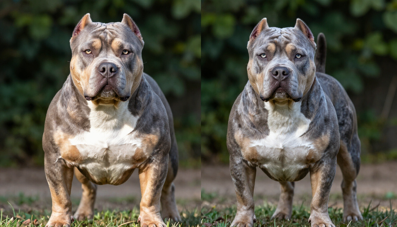 Ghost tri male x Blue brindle female pairing