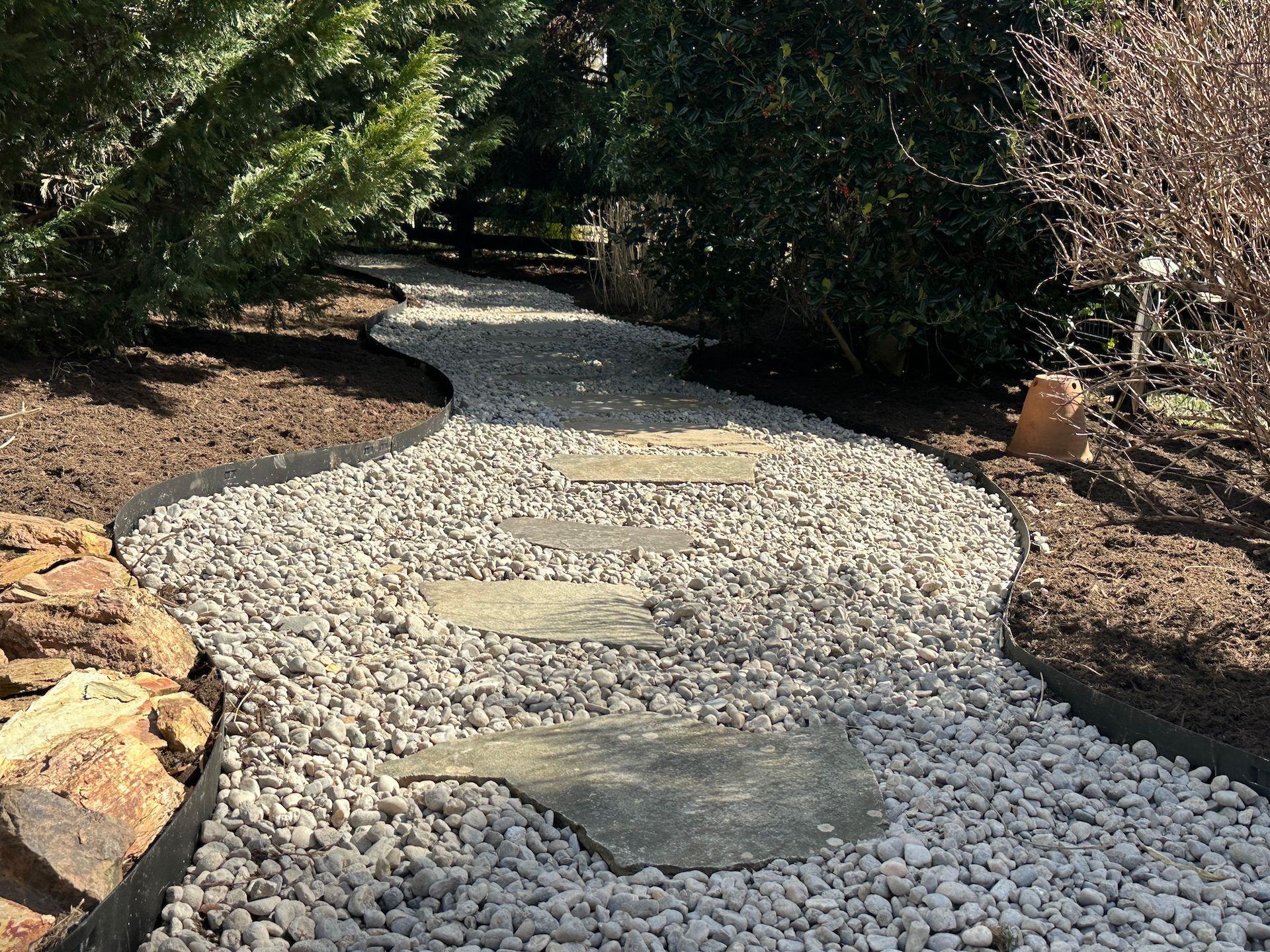 Rock Landscape Install