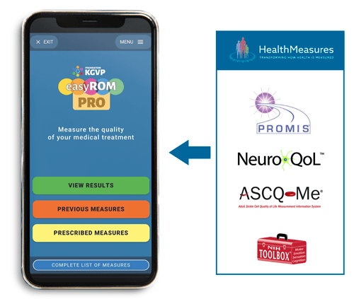 Smartphone app screen showing