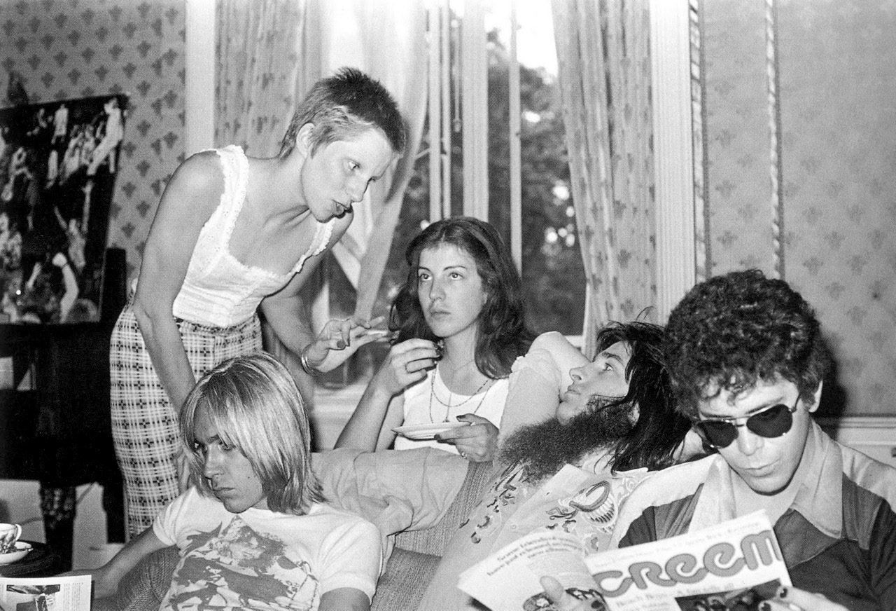 Band rock 70' Lou Reed, Iggy Pop en Angie Bowie