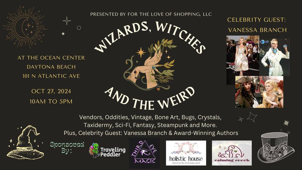 A poster for wizards , witches and the weird