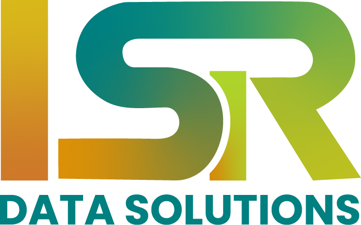 Multi-colored ISR Data Solutions logo