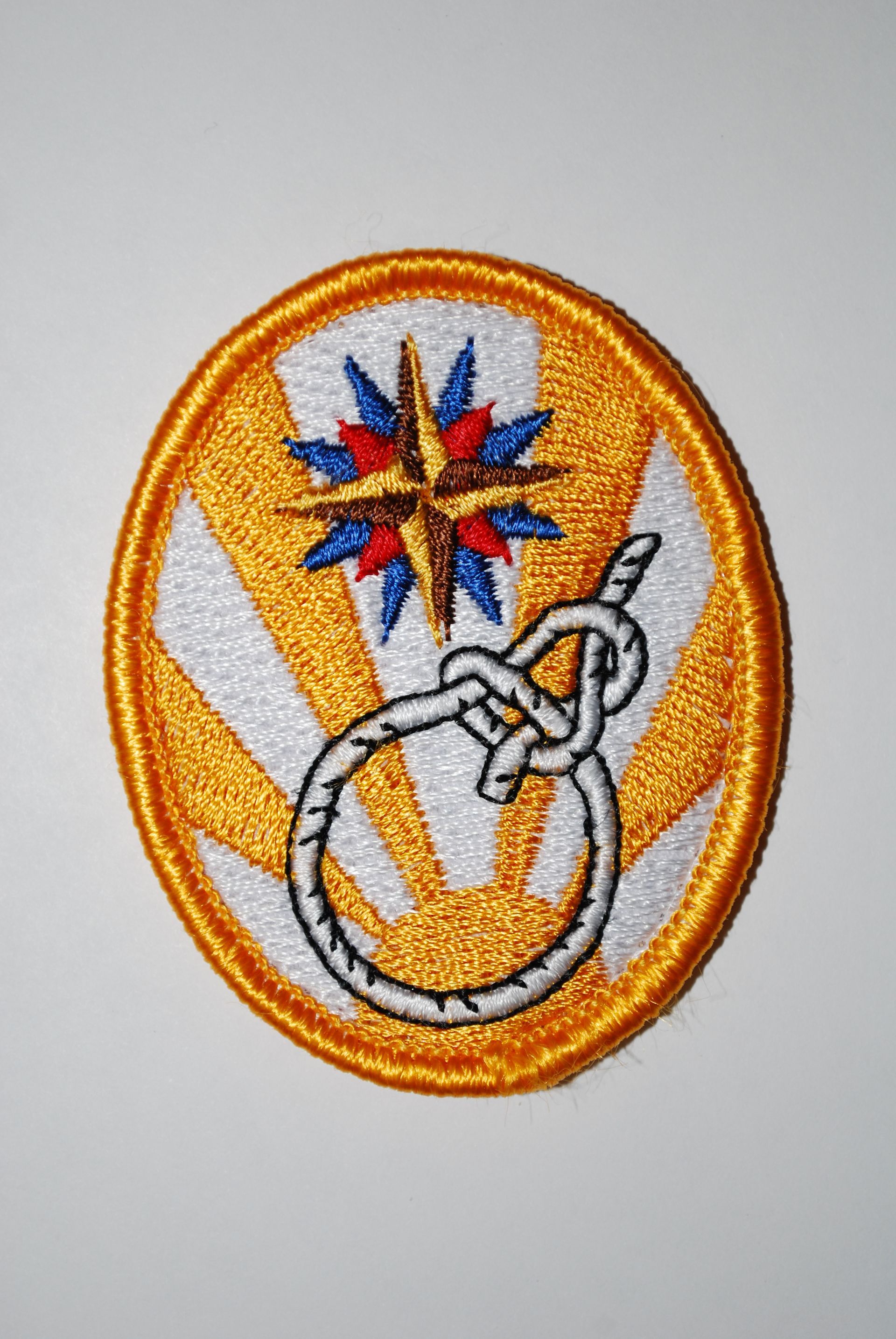Discovery Rangers Gold Bowline Knot Trail patch / Pioneros -Senda Oro Nudo As de Guía