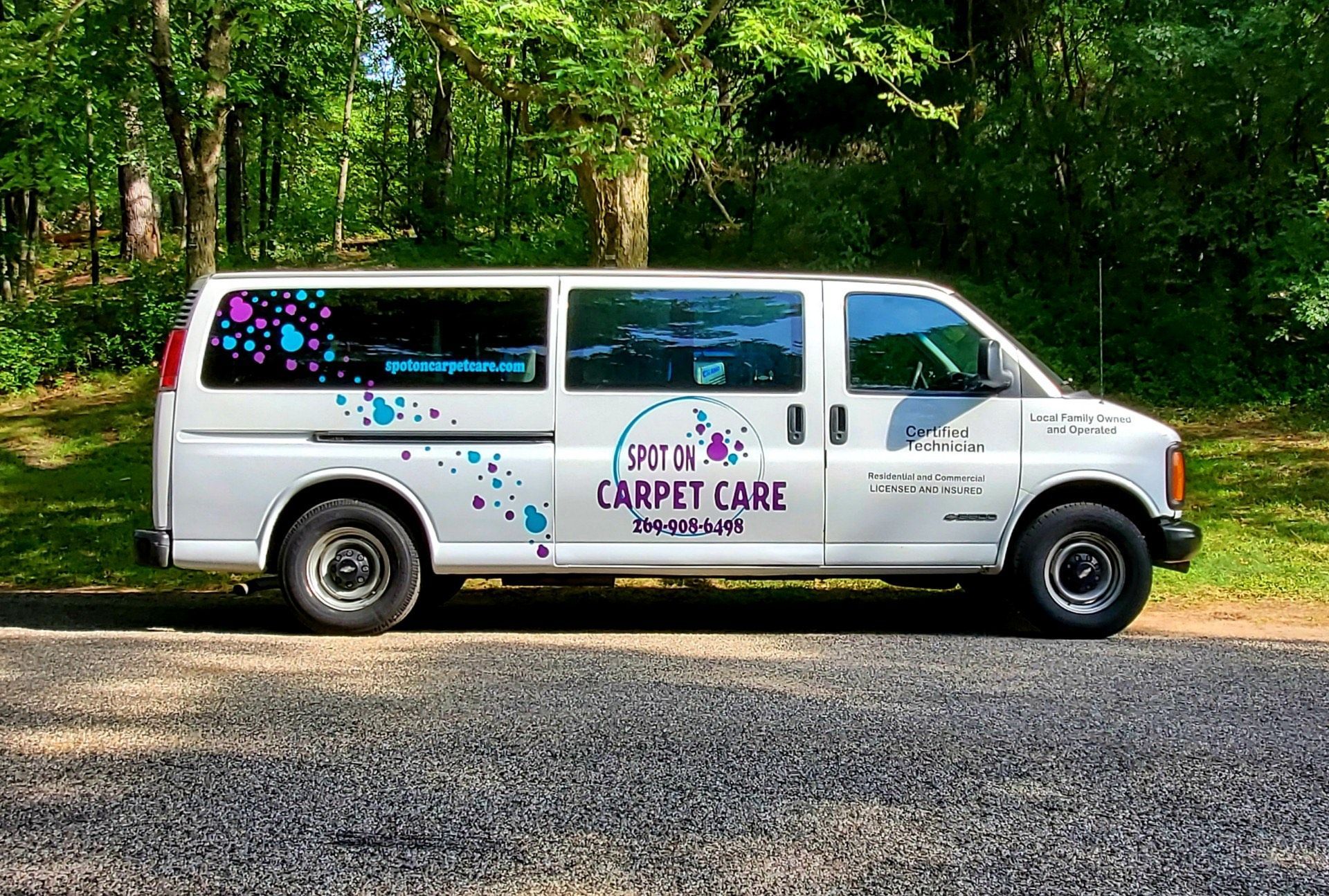 White van with 