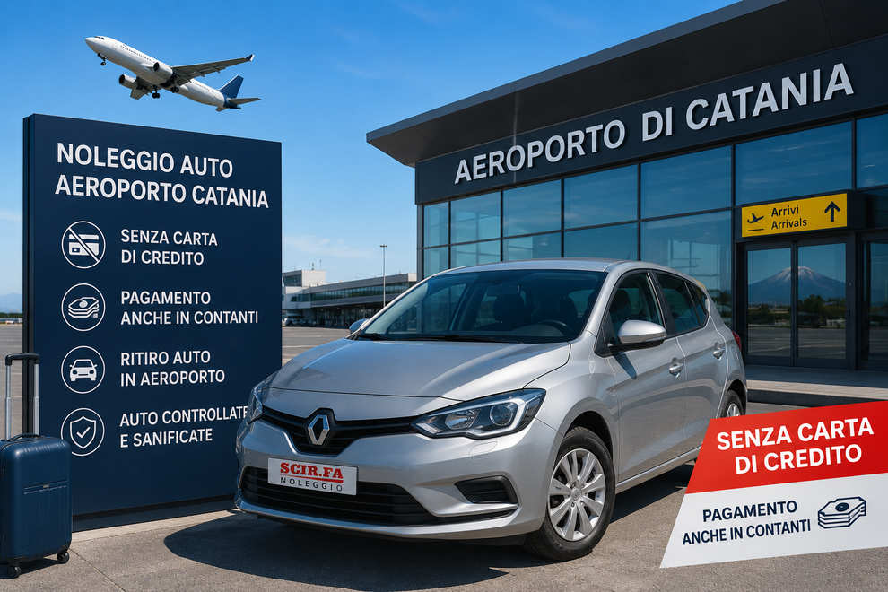 noleggio auto all'aeroporto di catania