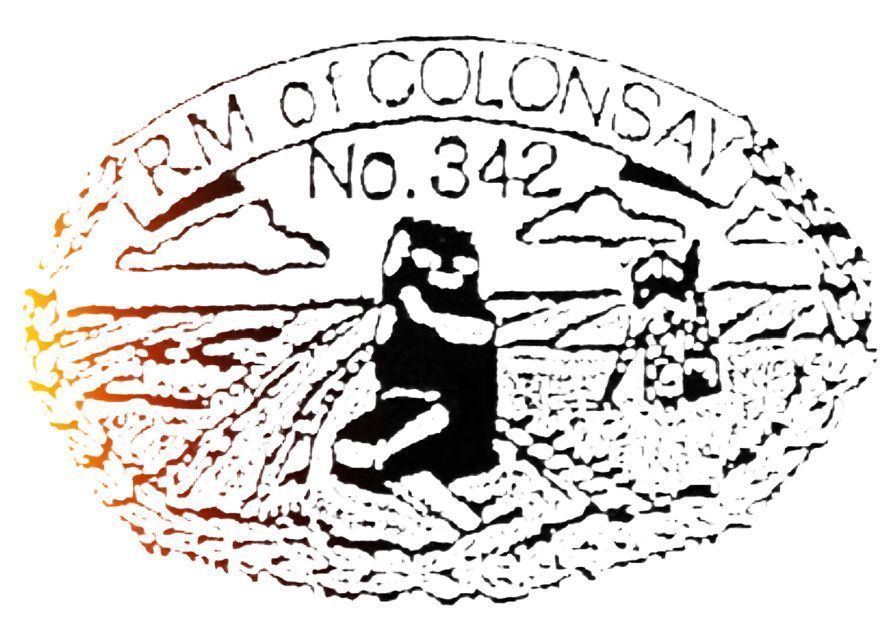 A stamp that says rm of colonsay no 342